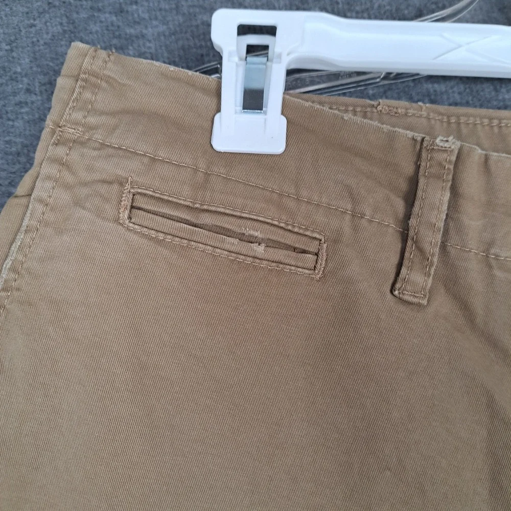 Mens American Eagle 38x31 Slim Lived-In Khakis Pants Flex Beige Brown NWT